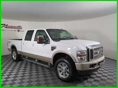 2010 Ford F-250 Lariat King Ranch 4x4 V8 Crew Cab Truck Navigation 90287 Miles 2010 Ford F-250 4WD Crew Cab Sunroof Heated Leather Backup Camera