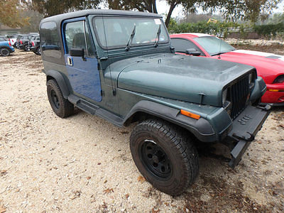 1994 Jeep Wrangler 2DR SAHARA 2DR SAHARA Manual Gasoline 4.0L STRAIGHT 6 Cyl GREEN