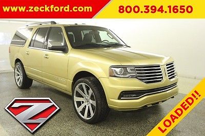 2016 Lincoln Navigator L Select 4x4 3.5 EcoBoost Automatic 4WD Moonroof Hertz Superbowl 50th Leather BLIS Bluetooth