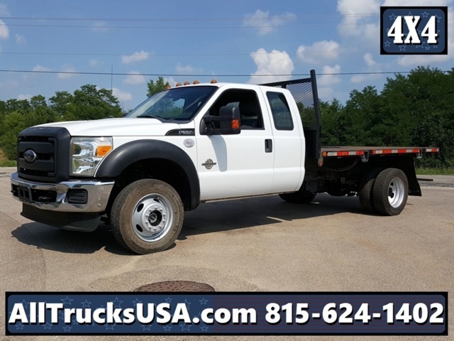 2012 Ford F550 4x4  Flatbed Truck