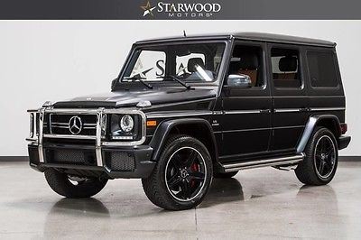 2016 Mercedes-Benz G-Class  2016 AMG G63 Matte Black Leather Like New Low Miles
