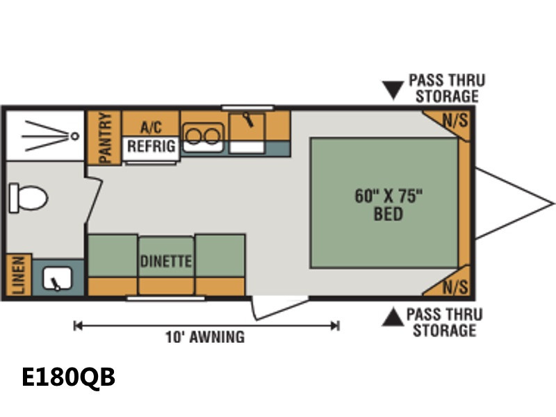 2017 Kz Rv Escape  E180QB