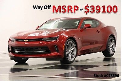2017 Chevrolet Camaro MSRP$39100 2LT Sunroof Leather GPS Rally Sport Red New Heated Seats Camera RS Bluetooth Remote Start 15 16 2016 17 Coupe 3.6L V6