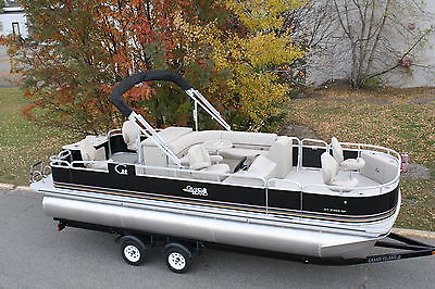 New 23  quadfish Tahoe/Grand Island  pontoon boat -Taupe Vinyl Flooring