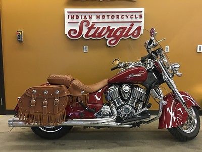 2014 Indian Chief  2014 Indian Motorcycle Red Chief Vintage One Owner Trades Welcome Sturgis Indian