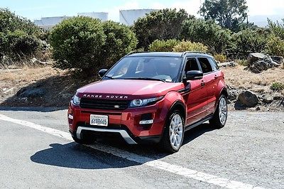 2013 Land Rover Range Rover Dynamic 2013 Land Rover Range Rover Evoque Dynamic 22390 Miles Red 4D Sport Utility 2.0L