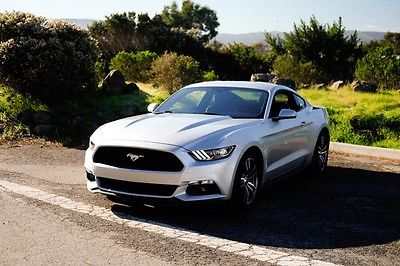 2015 Ford Mustang EcoBoost Premium 2015 Ford Mustang EcoBoost Premium 24083 Miles Silver 2D Coupe EcoBoost 2.3L I4