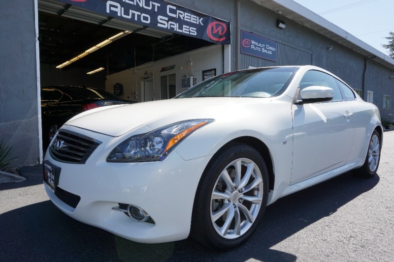 2014 Infiniti Q60 Coupe White Navi