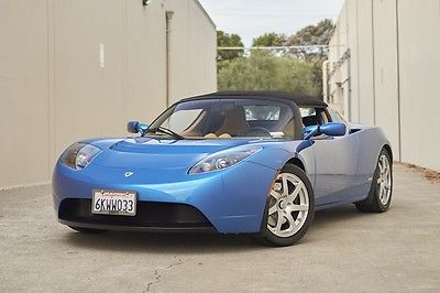 2010 Tesla Roadster Sport 2010 Tesla Roadster Sport 2027 Miles Blue 2D Convertible 3-Phase/4-Pole Electric