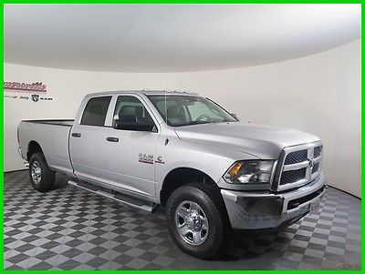 2016 Ram 3500 Tradesman 4x4 Cummins Diesel Crew Cab Truck Vinyl 8777 Miles 2016 RAM 3500 4WD Crew Cab Towing Package USB AUX Side Steps