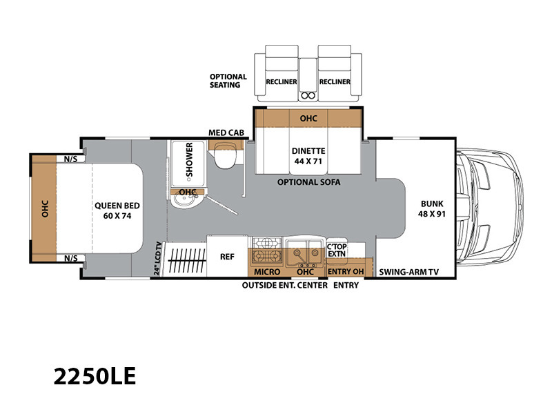 2017 Coachmen Prism 2250LE