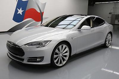 2013 Tesla Model S  2013 TESLA MODEL S TECH HTD LEATHER NAV REAR CAM 18K MI #P11176 Texas Direct