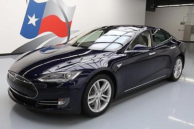 2014 Tesla Model S  2014 TESLA MODEL S 85 TECH PANO ROOF NAV REAR CAM 37K #P47528 Texas Direct Auto