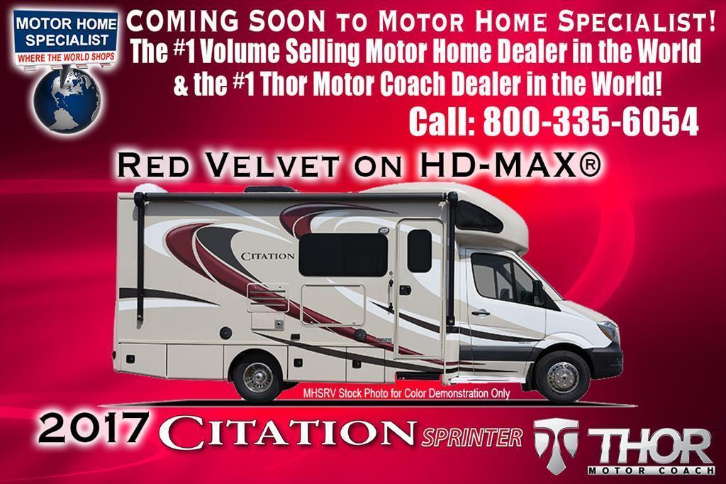 2017  Thor Motor Coach  Chateau Citation Sprinter 24SA Diesel Sp