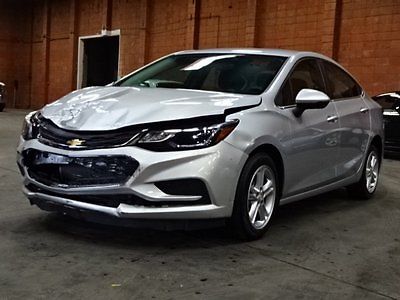 2016 Chevrolet Cruze LT Sedan 4-Door 2016 Chevrolet Cruze LT Damaged Salvage Only 9K Miles Economical Many Options!!