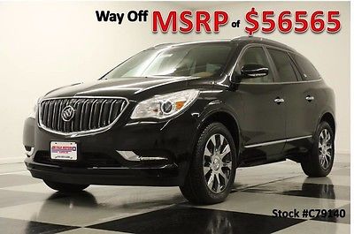 2017 Buick Enclave  New Heated Cooled Chocachinno Leather Captains Navigation 15 16 2016 17 V6