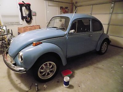 1971 Volkswagen Beetle - Classic Chrome Blue 1971 Super Volkswagen Beetle