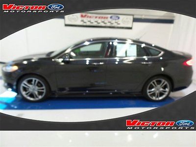 2014 Ford Fusion Titanium 2014 Ford Fusion Titanium 21575 Miles Black 4dr Car Intercooled Turbo Regular Un