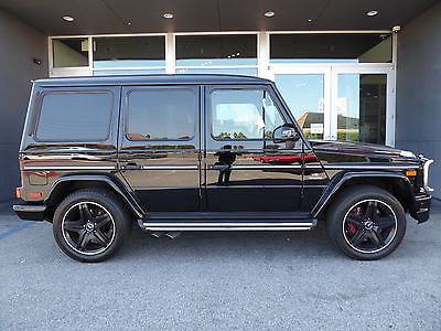 2015 Mercedes-Benz G-Class -- 2015 Mercedes-Benz G63 AMG 4MATIC  14,640 Miles BLACK SUV V-8 cyl 7 speed automa