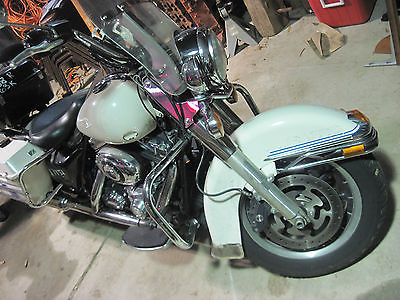 2008 Harley-Davidson Touring  2008 Harley Davidson Road King Police FLHP EX-POLICE WINDSHIELD 63K RUNS GREAT