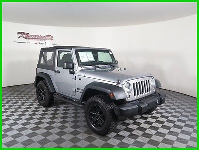 2014 Jeep Wrangler Sport 4x4 V6 Soft Top SUV Cloth Seats Side Steps 31755 Miles 2014 Jeep Wrangler 4WD SUV Towing Package AUX Automatic Low Price
