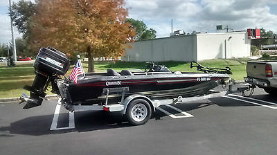 champion bass boat all composit very fast mercury 2.5  v200   project