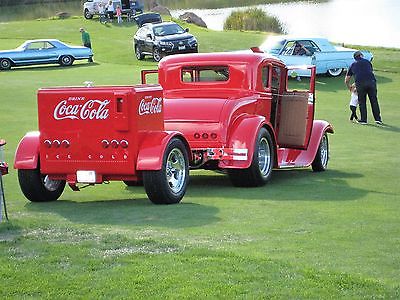 1931 Ford Model A Steel Body 1931 Ford 5 window coupe with Coca cola Trailer