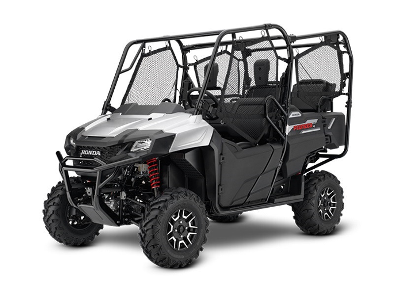 2017 Honda Pioneer 700-4 Deluxe Matte Silver