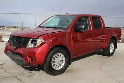 2016 Nissan Frontier SV 2016 Nissan Frontier SV Crew Cab 4WD Damaged Salvage Only 5K Miles Loaded L@@K!