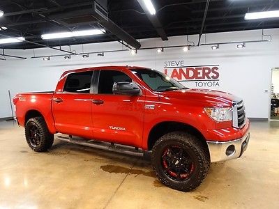 2013 Toyota Tundra Base Crew Cab Pickup 4-Door 4X4 TSS LEATHER DUAL EXHAUST VIPER ALARM LIFT CERTIFIED LOADED CALL NOW FINANCE