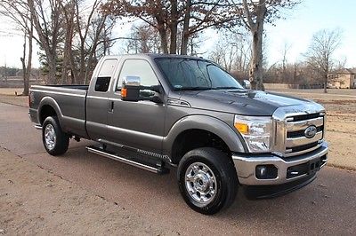 2013 Ford F-250 4X4 Supercab XLT LWB One Owner Perfect Carfax Only 3900 Miles MSRP New $43440