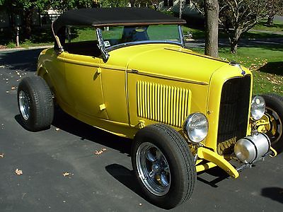 1932 Ford Other  1932 32 ford roadster convertible street rod hot deuce yellow graffitti