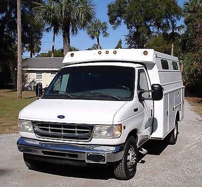 2002 Ford E-Series Van  2002 FORD E350 SUPER DUTY TURBO 7.3 DIESEL STAHL UTILITY WORK BOX ALL NEW TIRES