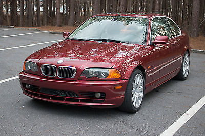 2000 BMW 3-Series Base Coupe 2-Door 2000 BMW 328ci Maroon Red Coupe FULLY LOADED!