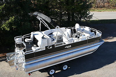 New 20 ft Quad  Fish pontoon boat with High performance tubes