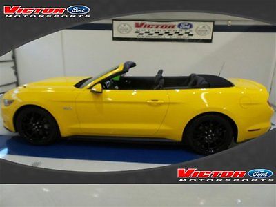 2015 Ford Mustang GT Premium 2015 Ford Mustang GT Premium 14028 Miles Yellow Convertible Premium Unleaded V-8