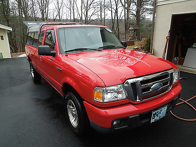 2007 Ford Ranger  2007 FORD RANGER XLT PICKUP w/CAP RWD 5 SPEED ONE OWNER 6 cyl 92,721 Orig Miles