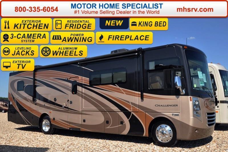 2017  Thor Motor Coach  Challenger 36TL W/King Bed  50 Inch TV