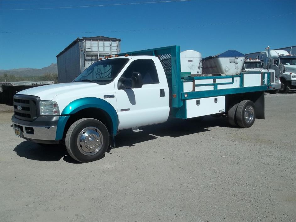 2007 Ford F550 Xl Sd  Flatbed Truck