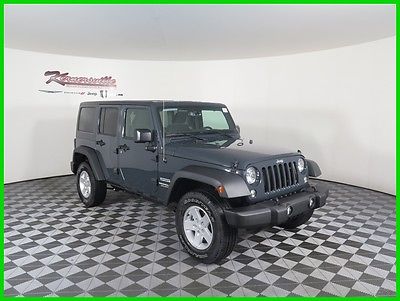 2017 Jeep Wrangler Sport 4x4 V6 SUV Hard Top Roof Radio 130 Cloth 2017 Jeep Wrangler Unlimited Sport 4WD SUV Hard Top Roof FINANCING AVAILABLE