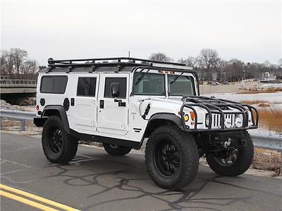 1998 Other Makes Hummer -- 1998 AM General Hummer 33k Miles Bright White Sport Utility Diesel 8 Cylinder