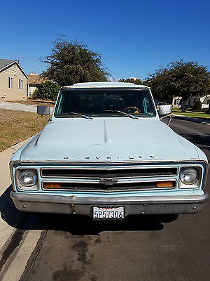 1968 Chevrolet Other Pickups  1968 Chevy C-20 Pickup Truck with camper, Patina, Great Condition for its age