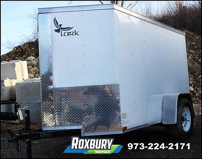 2017 Lark United 5x8 Enclosed Cargo trailer V-Nose Ramp