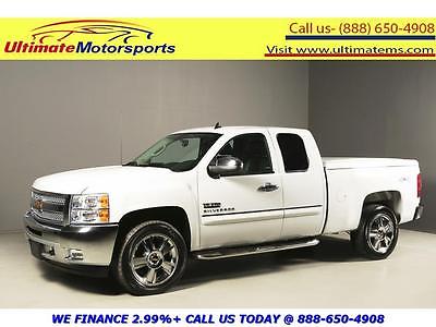 2013 Chevrolet Silverado 1500 LT Extended Cab Pickup 4-Door 2013 CHEVROLET SILVERADO LT EXT CAB 4x4 TEXAS EDITION LEATHER WHITE WARRANTY