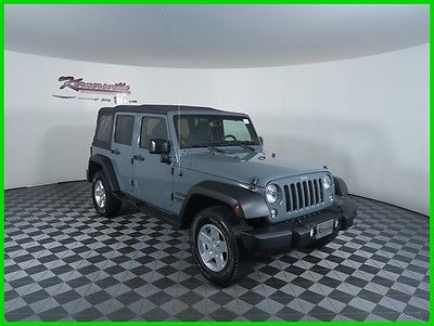 2014 Jeep Wrangler Sport 4x4 V6 Soft Top Roof SUV Automatic Cloth USED 35k Miles 2014 Jeep Wrangler Towing Package AUX Keyless Entry Low Price