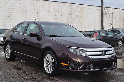 2011 Ford Fusion SEL Sedan 4-Door Only 27K Heated Leather Bluetooth Camera Blind Spot PDC Rebuilt 10 12 09 13