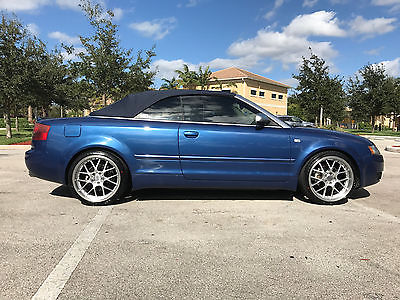 2006 Audi Cabriolet Convertible 2006 Audi A4 Cabriolet, 1.8L APR Tuned Stage 3 programed by USP & modifications.
