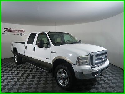 2007 Ford F-350 Lariat 4x4 V8 Crew Cab Truck Heated Leather Seats 206K Miles 2007 Ford F-350 4WD Crew Cab Towing Package AUX Bedliner Automatic