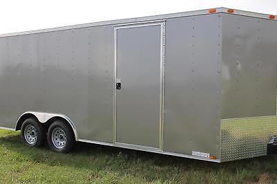 8.5x24 CAR HAULER ENCLOSED CARGO TRAILER, NEW IN STOCK NOW, PICK YOUR COLOR, 20