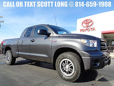 2013 Toyota Tundra Certified 2013 Tundra Double Cab 4x4 Rock Warrior  Certified 2013 Tundra Double Cab 4x4 TRD Rock Warrior 5.7L V8 1 Owner 4WD Gray